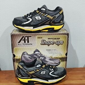 Skechers Men's All Terrain Shape-ups - Gray and Yellow